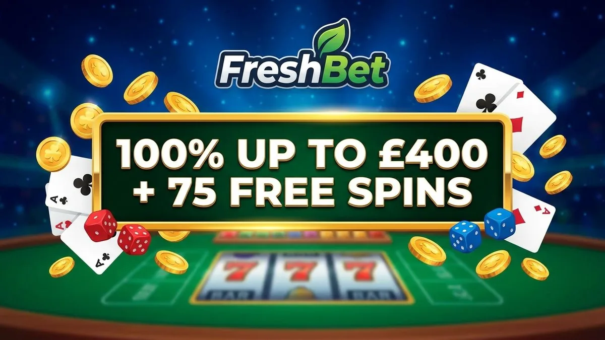 FreshBet bonus screen